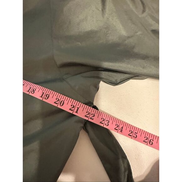 British Mist Women's Green Long Double Breasted Belted Trench Coat Size 9/10 - Picture 7 of 10